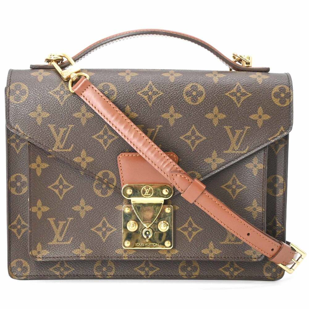 LOUIS VUITTON Brown Monogram Canvas Shoulder Bag - Picture 1 of 16